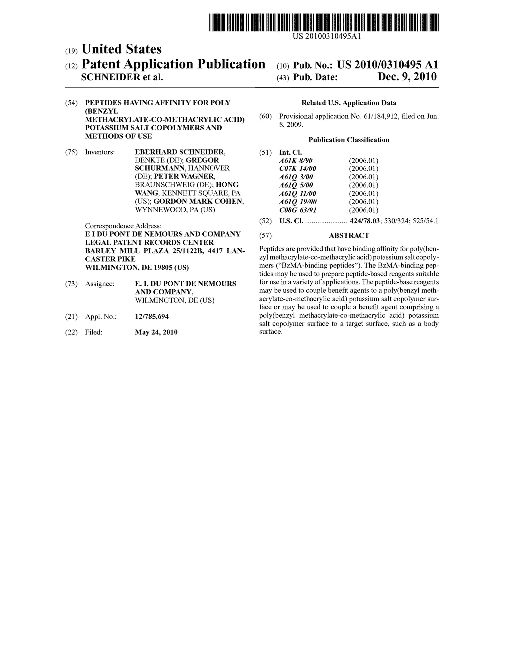 PEPTIDES HAVING AFFINITY FOR POLY (BENZYL METHACRYLATE-CO-METHACRYLIC ACID) POTASSIUM SALT COPOLYMERS AND METHODS OF USE - diagram, schematic, and image 01