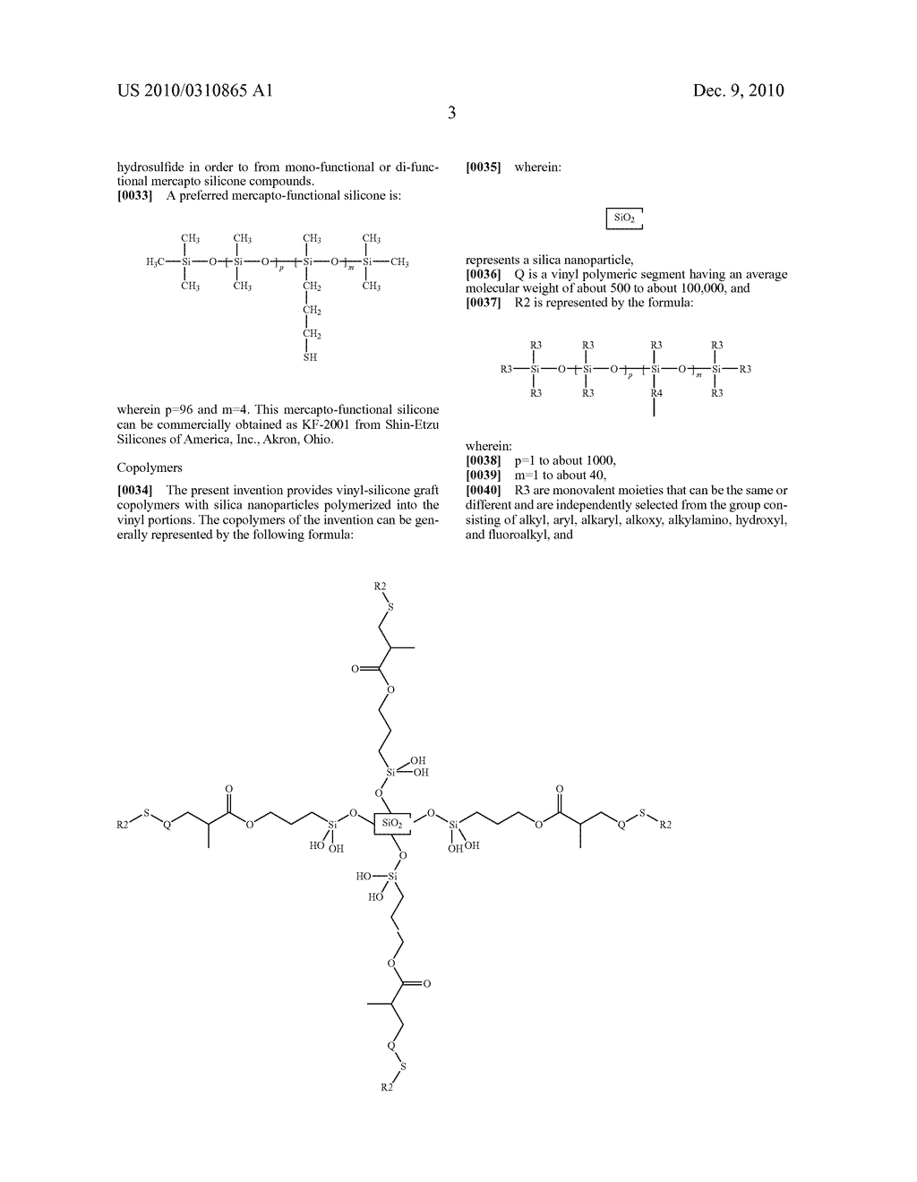 COPOLYMERS OF NANOPARTICLES, VINYL MONOMERS AND SILICONE - diagram, schematic, and image 04