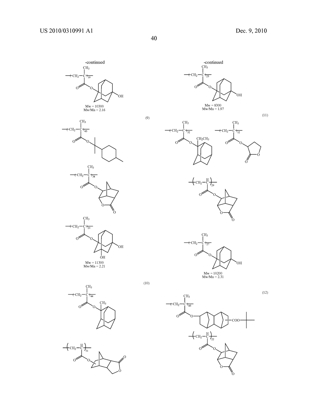 POSITIVE RESIST COMPOSITION FOR IMMERSION EXPOSURE AND PATTERN-FORMING METHOD USING THE SAME - diagram, schematic, and image 42