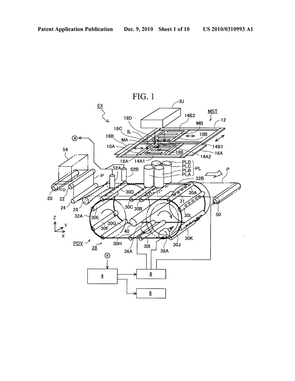 TRANSPORTING METHOD, TRANSPORTING APPARATUS, EXPOSURE METHOD, AND EXPOSURE APPARATUS - diagram, schematic, and image 02