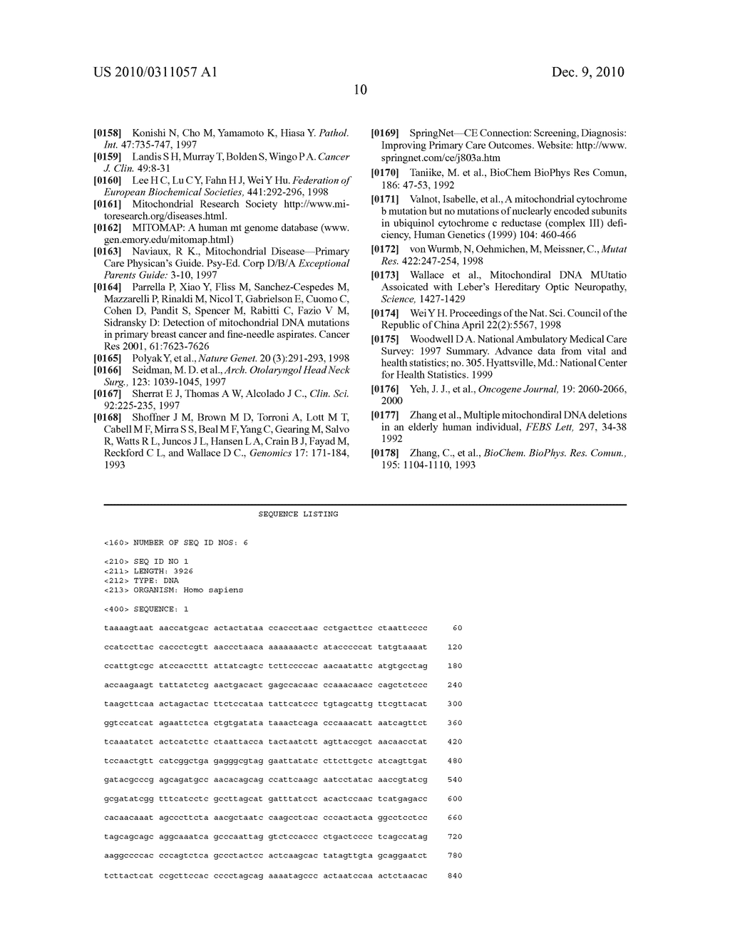 Mitochondrial DNA Deletion Between About Residues 12317-16254 for Use in the Detection of Cancer - diagram, schematic, and image 17