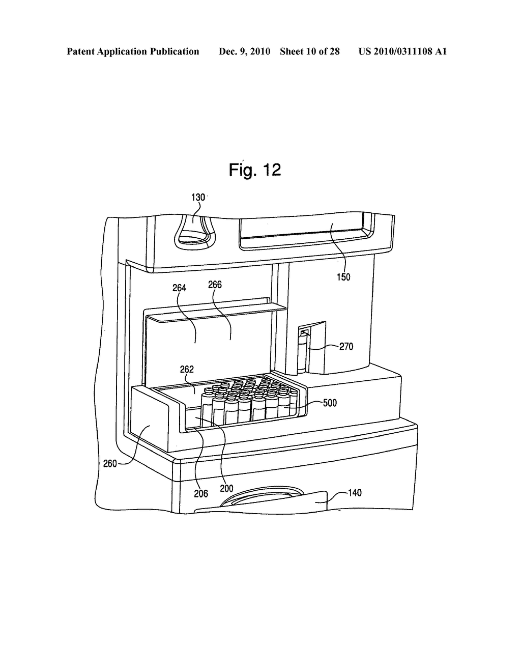 System and method for agitation of multiple specimen containers - diagram, schematic, and image 11