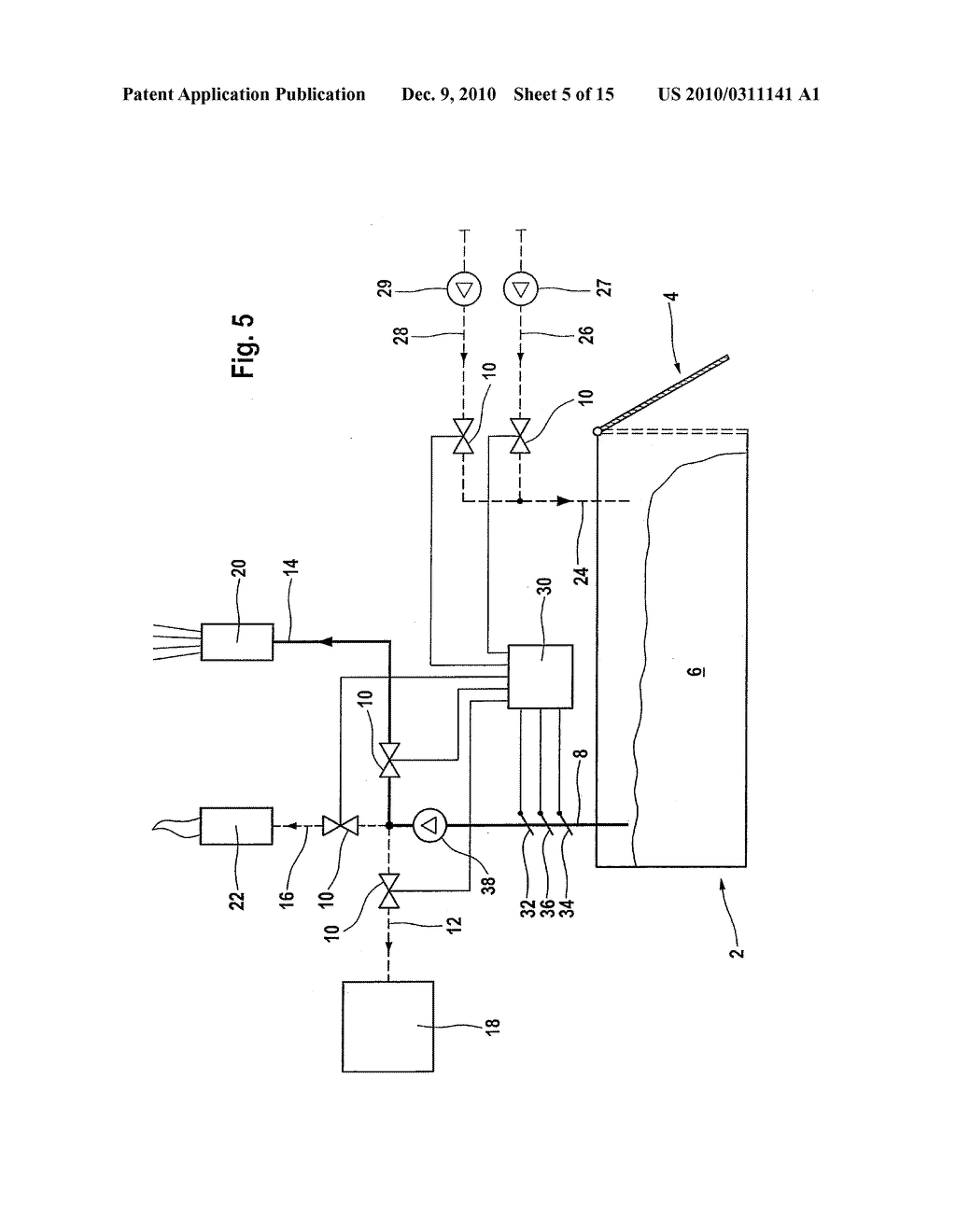 BIOGAS INSTALLATION FOR PRODUCTION OF BIOGAS FROM BIOMASS, AND METHODS FOR OPERATION OF THE BIOGAS INSTALLATION - diagram, schematic, and image 06