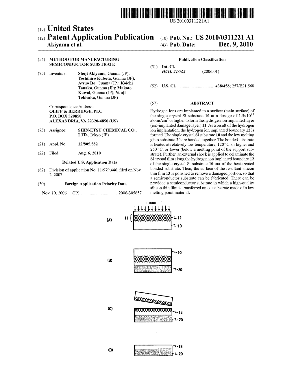 Method for manufacturing semiconductor substrate - diagram, schematic, and image 01