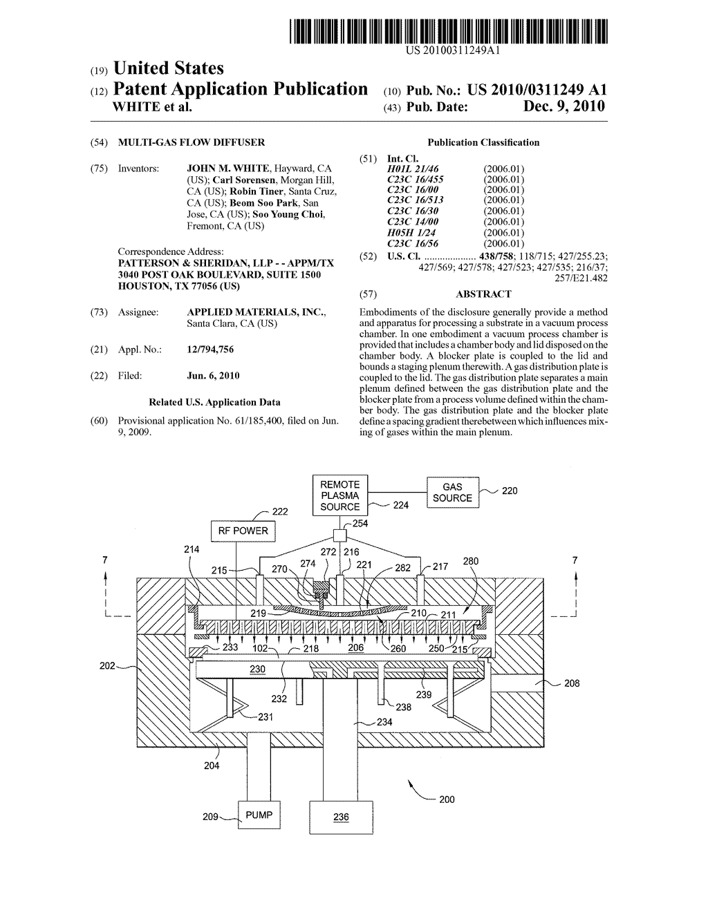 MULTI-GAS FLOW DIFFUSER - diagram, schematic, and image 01