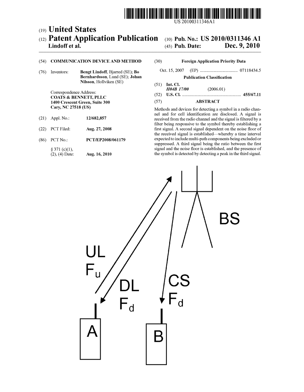 Communication Device and Method - diagram, schematic, and image 01