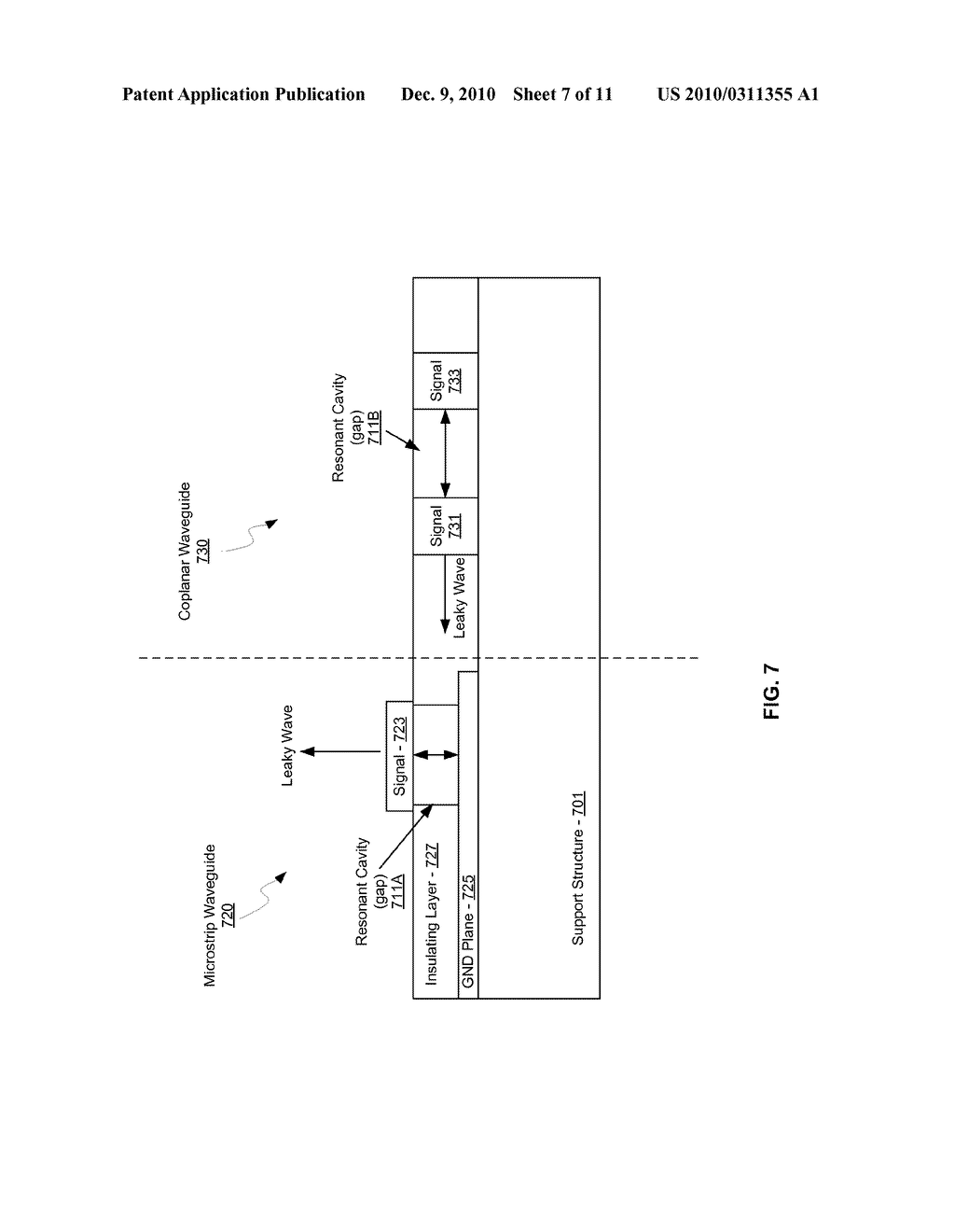 METHOD AND SYSTEM FOR A MESH NETWORK UTILIZING LEAKY WAVE ANTENNAS - diagram, schematic, and image 08