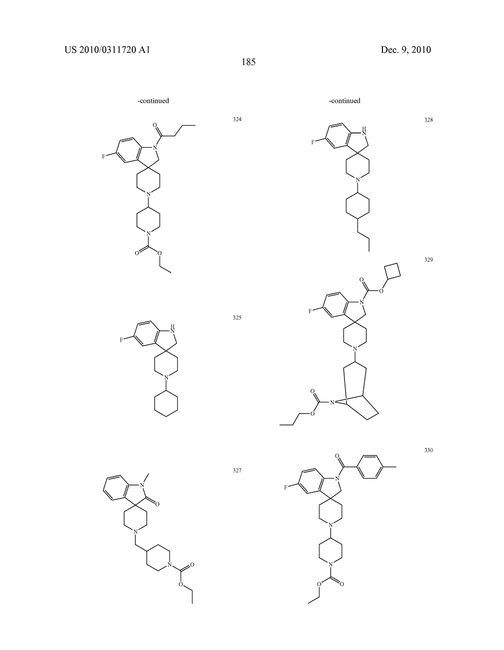 Spiroindoline Modulators of Muscarinic Receptors - diagram, schematic, and image 186