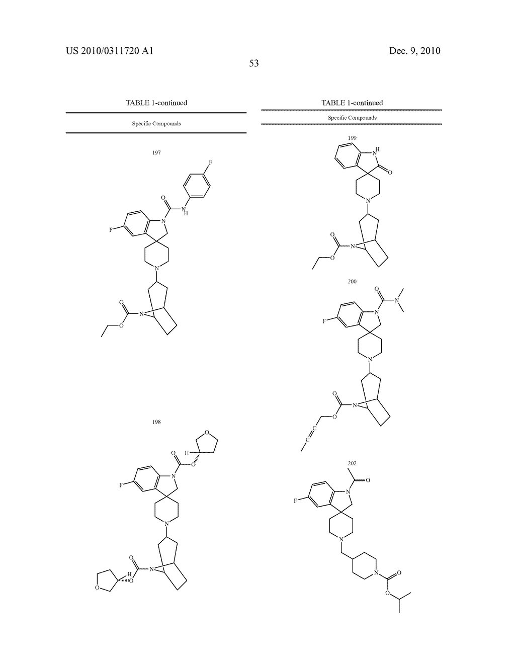 Spiroindoline Modulators of Muscarinic Receptors - diagram, schematic, and image 54