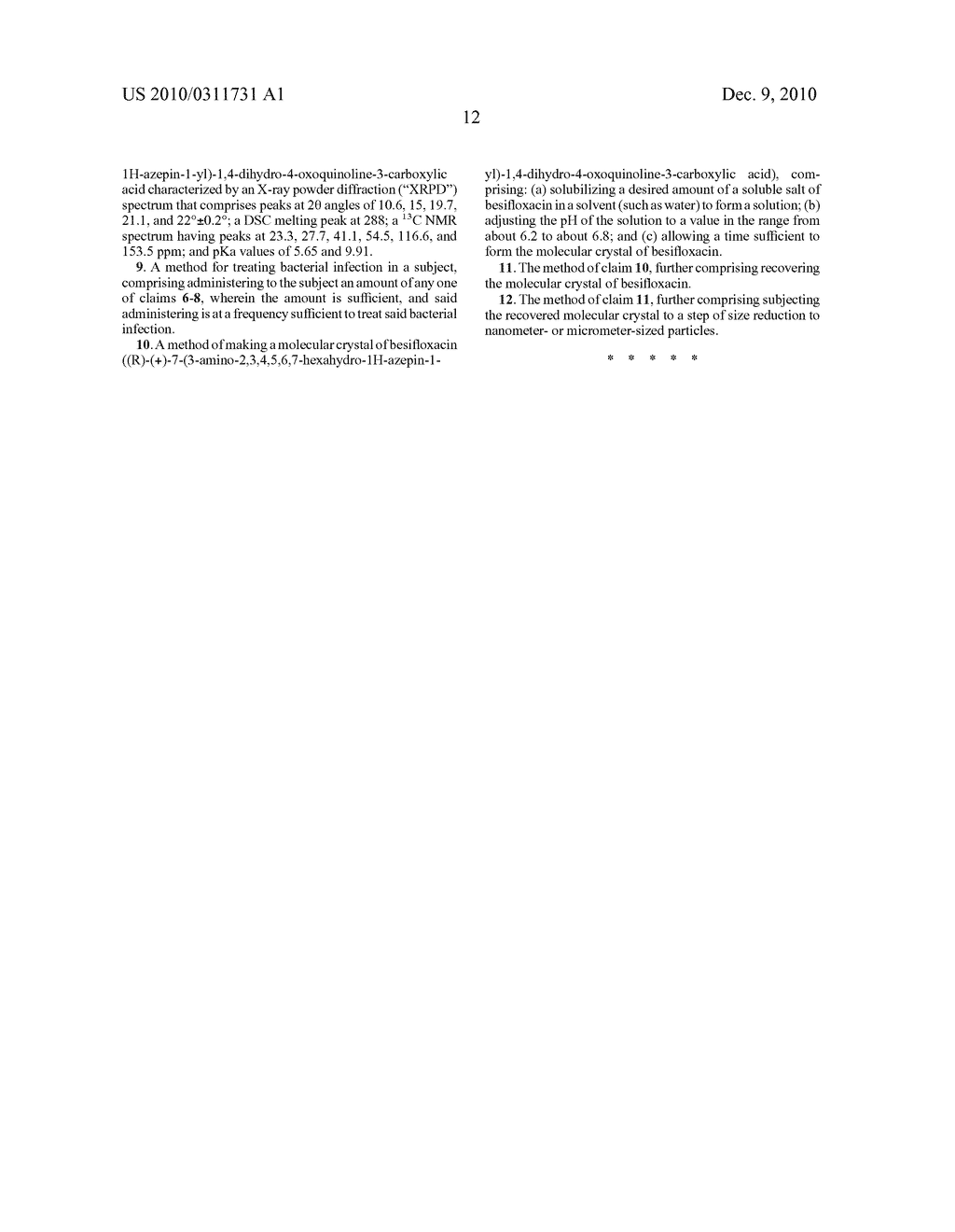 Fluoroquinolone Carboxylic Acid Molecular Crystals - diagram, schematic, and image 46