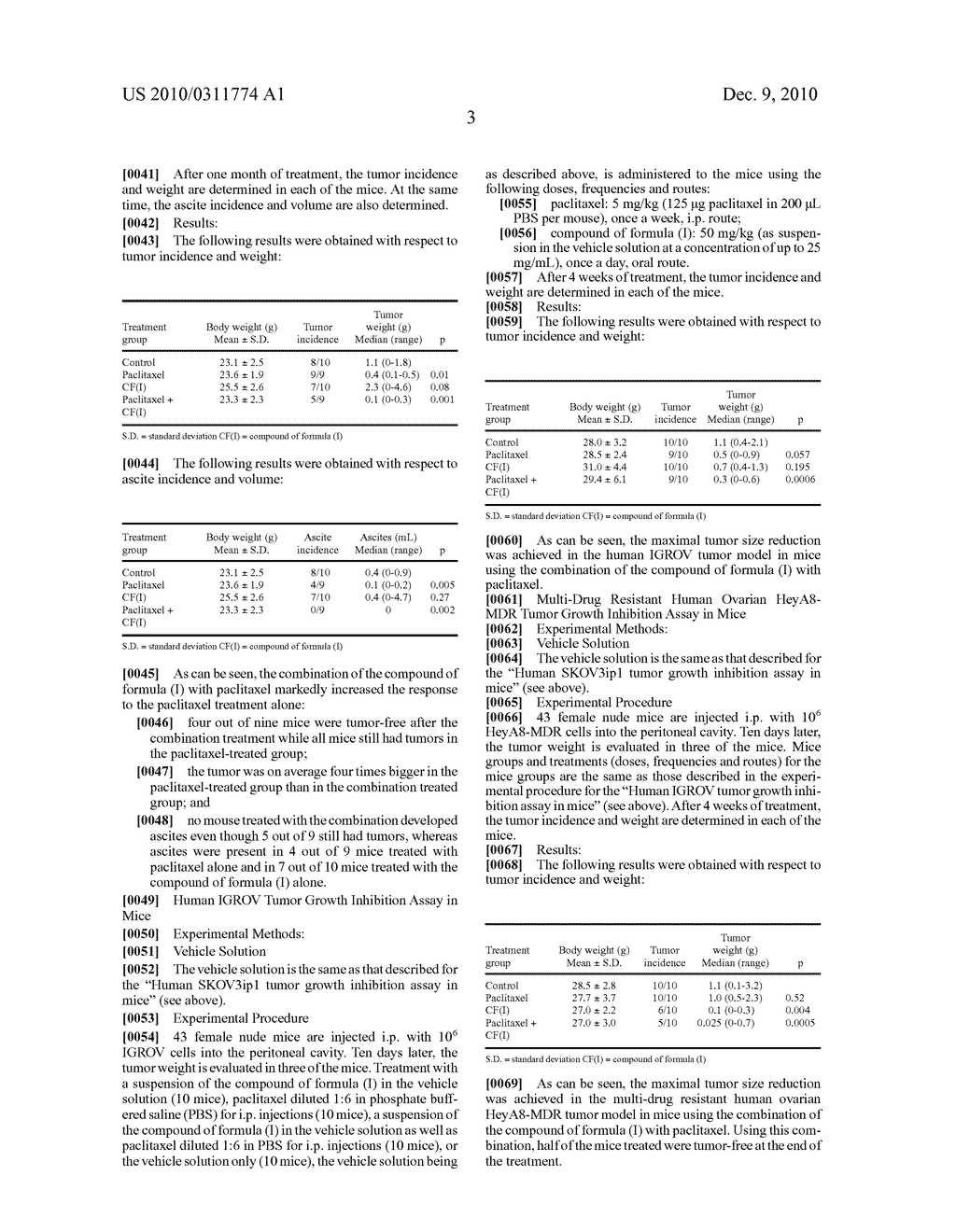 Combination Comprising Paclitaxel for Treating Ovarian Cancer - diagram, schematic, and image 04