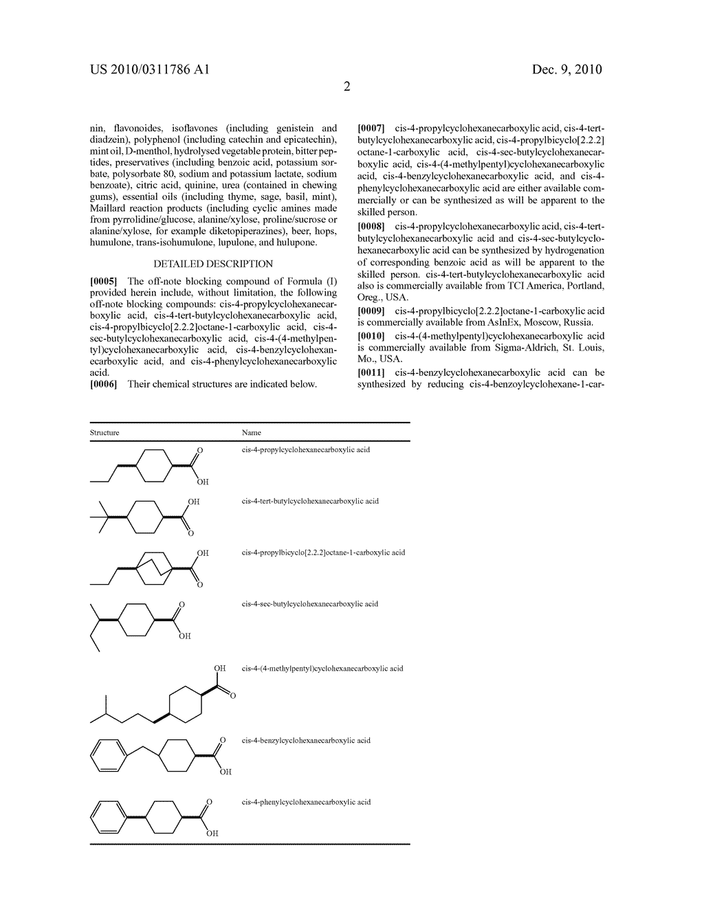 MONO- OR BICYCLIC CARBOXYLIC ACIDS AS OFF-NOTE BLOCKERS - diagram, schematic, and image 03