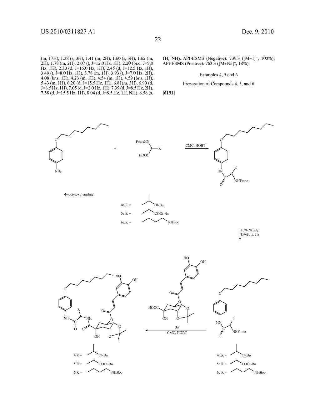 Chlorogenic acid derivatives and their use as anti-fungal agents - diagram, schematic, and image 25