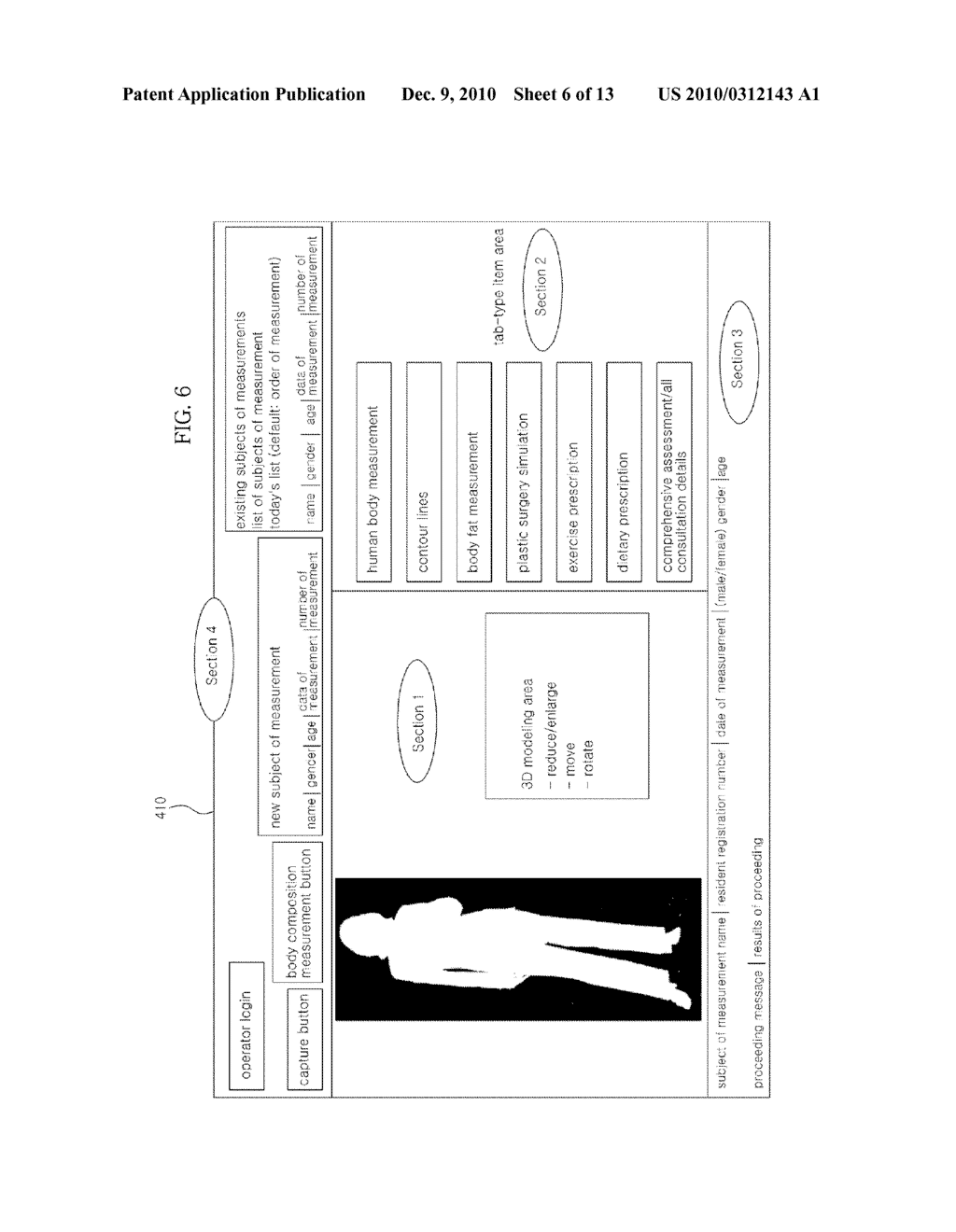 HUMAN BODY MEASUREMENT SYSTEM AND INFORMATION PROVISION METHOD USING THE SAME - diagram, schematic, and image 07