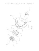 Eccentrically Rotatable Massaging Device diagram and image