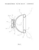 Eccentrically Rotatable Massaging Device diagram and image