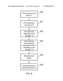 COST SAVINGS IN A PRINT QUEUE CONTROL SYSTEM diagram and image