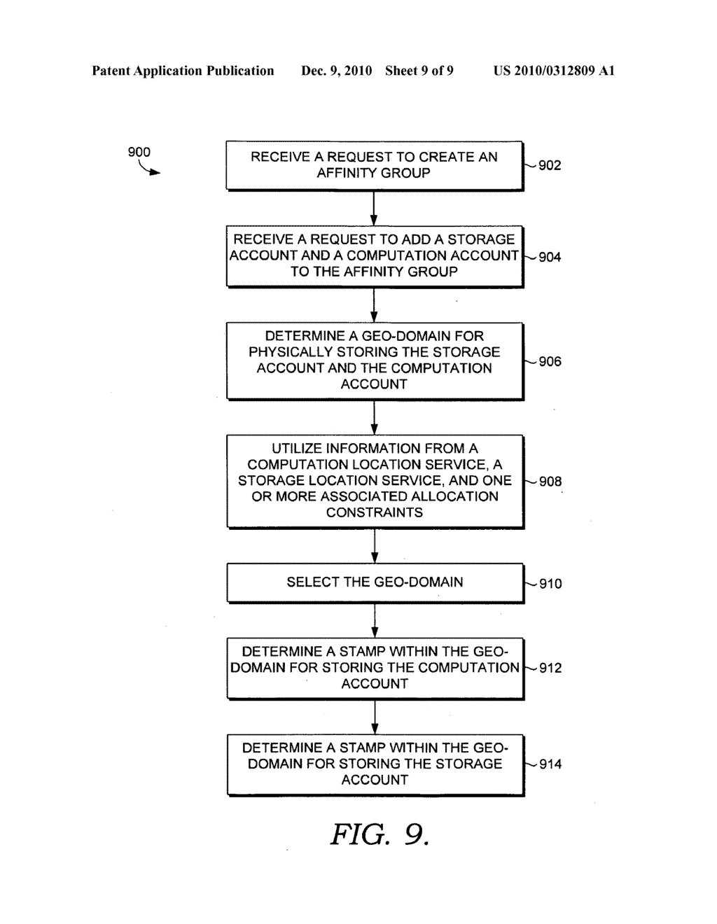 GEOGRAPHIC CO-LOCATION SERVICE FOR CLOUD COMPUTING - diagram, schematic, and image 10