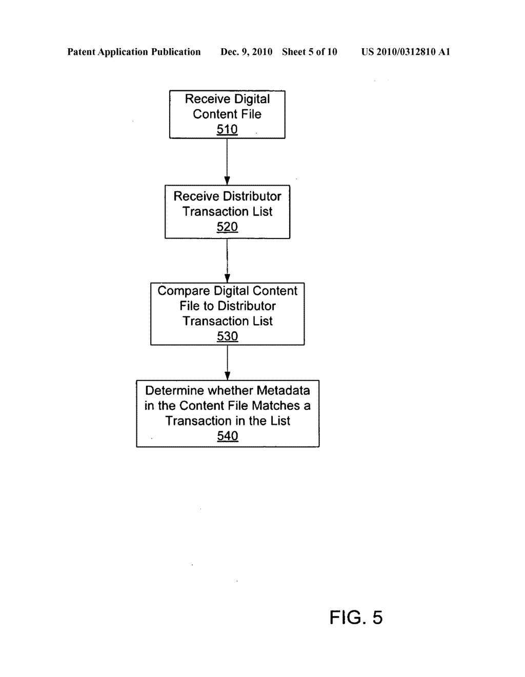 SECURE IDENTIFICATION OF MUSIC FILES - diagram, schematic, and image 06