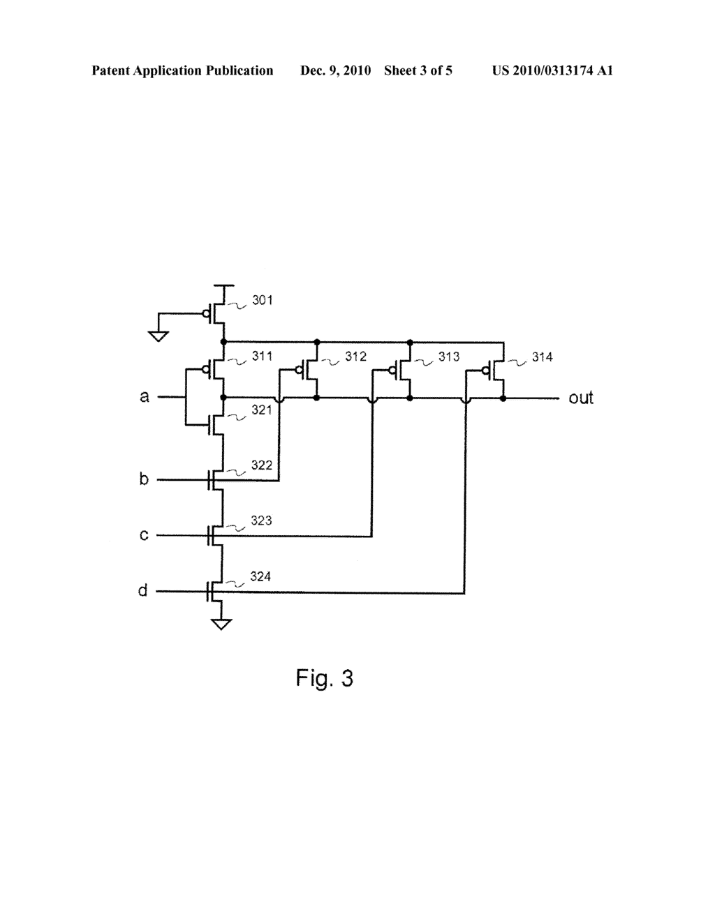 Systems and Methods for Improving the PN Ratio of a Logic Gate by Adding a Non-Switching Transistor - diagram, schematic, and image 04