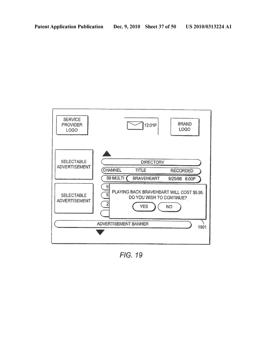 CLIENT-SERVER BASED INTERACTIVE TELEVISION PROGRAM GUIDE SYSTEM WITH REMOTE SERVER RECORDING - diagram, schematic, and image 38