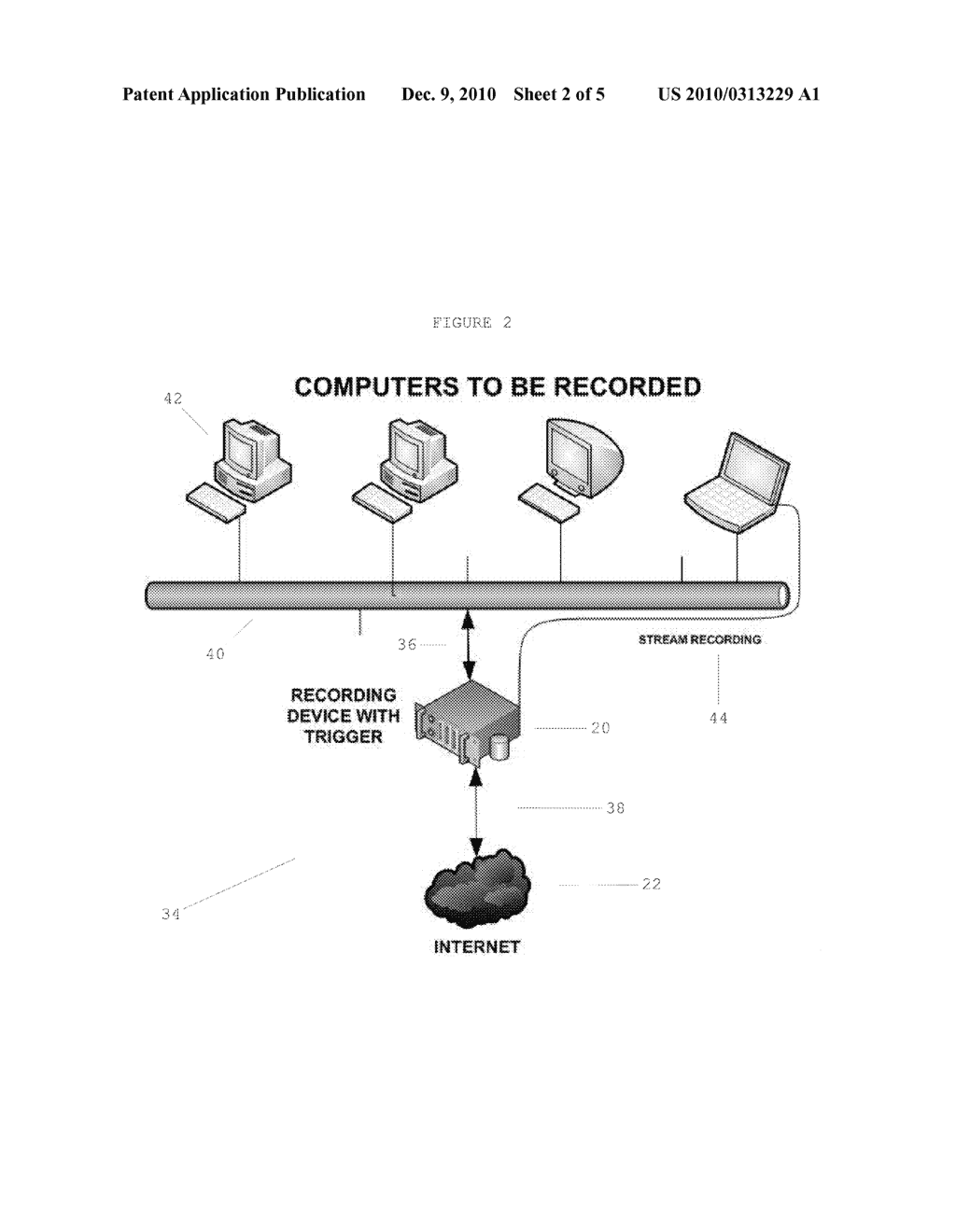 Threshold Based Computer Video Output Recording Application - diagram, schematic, and image 03