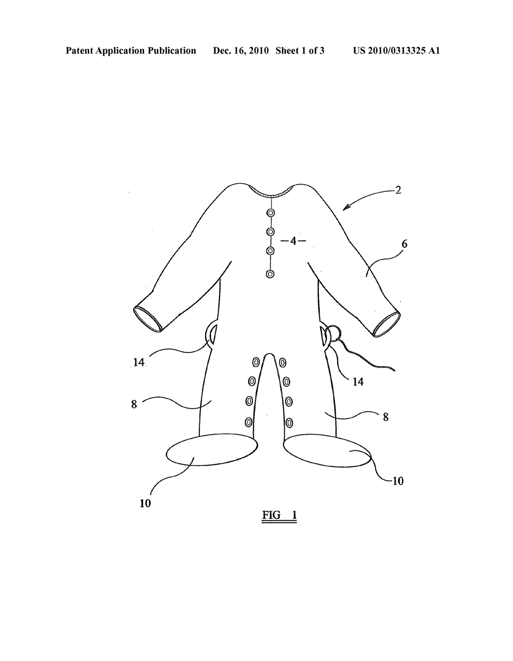 BABY CLOTHING COMPRISING A THERMOCHROMIC MATERIAL - diagram, schematic, and image 02