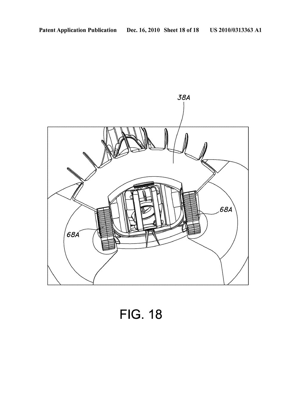 AUTOMATIC SWIMMING POOL CLEANERS AND BODIES, FEET, DISCS, AND OTHER COMPONENTS THEREOF - diagram, schematic, and image 19