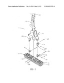 Cleaning apparatus with tiltable cleaning head diagram and image