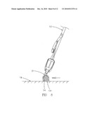 Cleaning apparatus with tiltable cleaning head diagram and image