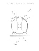 Fastening apparatus for a pressurized-gas vessel diagram and image