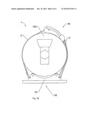 Fastening apparatus for a pressurized-gas vessel diagram and image