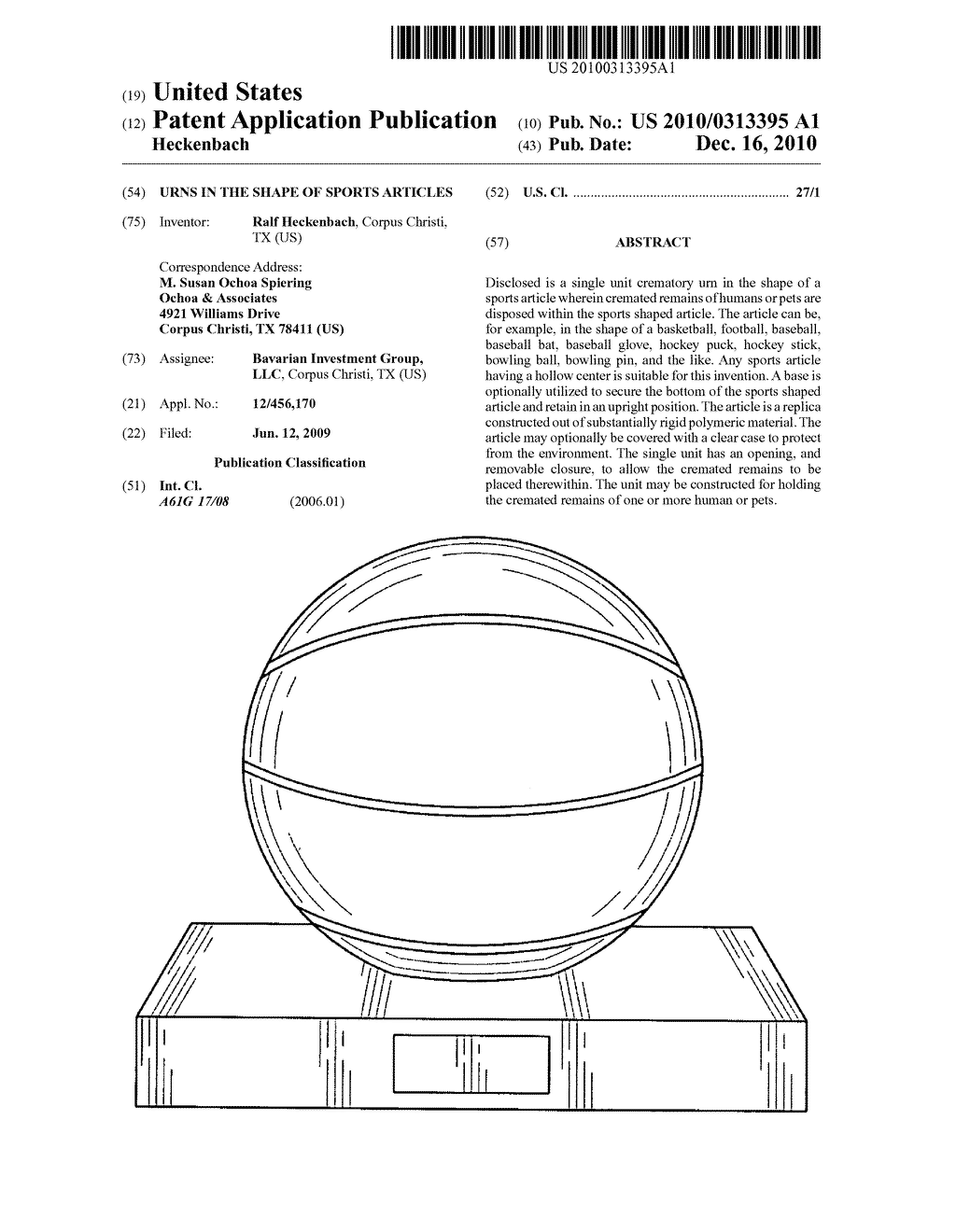 Urns in the shape of sports articles - diagram, schematic, and image 01