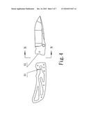 FOLDING KNIFE CONVENIENT TO CARRY diagram and image