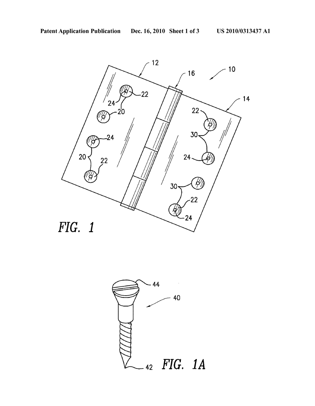 Screw guide for pre-drilled holes in hinges - diagram, schematic, and image 02