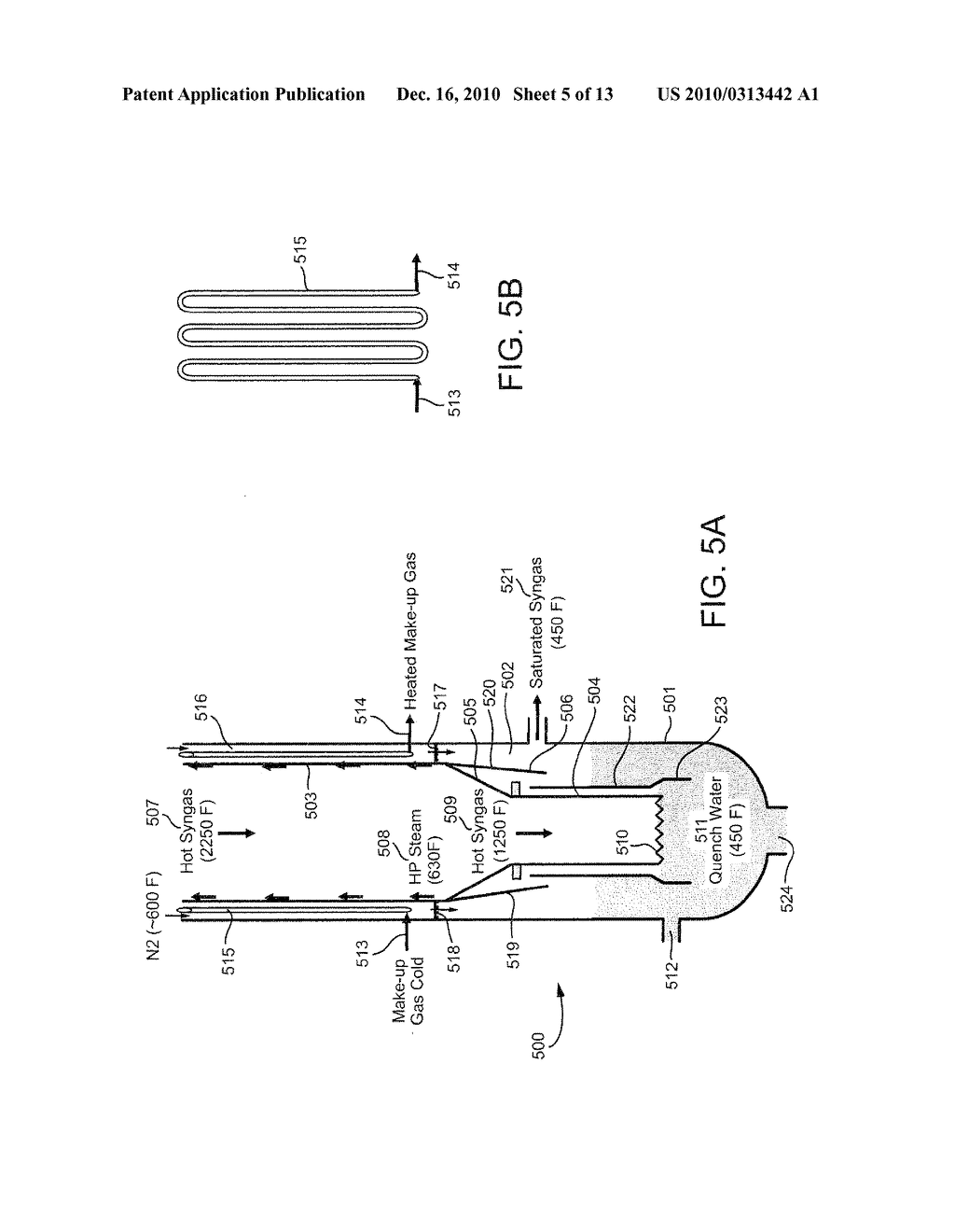 METHOD OF USING SYNGAS COOLING TO HEAT DRYING GAS FOR A DRY FEED SYSTEM - diagram, schematic, and image 06