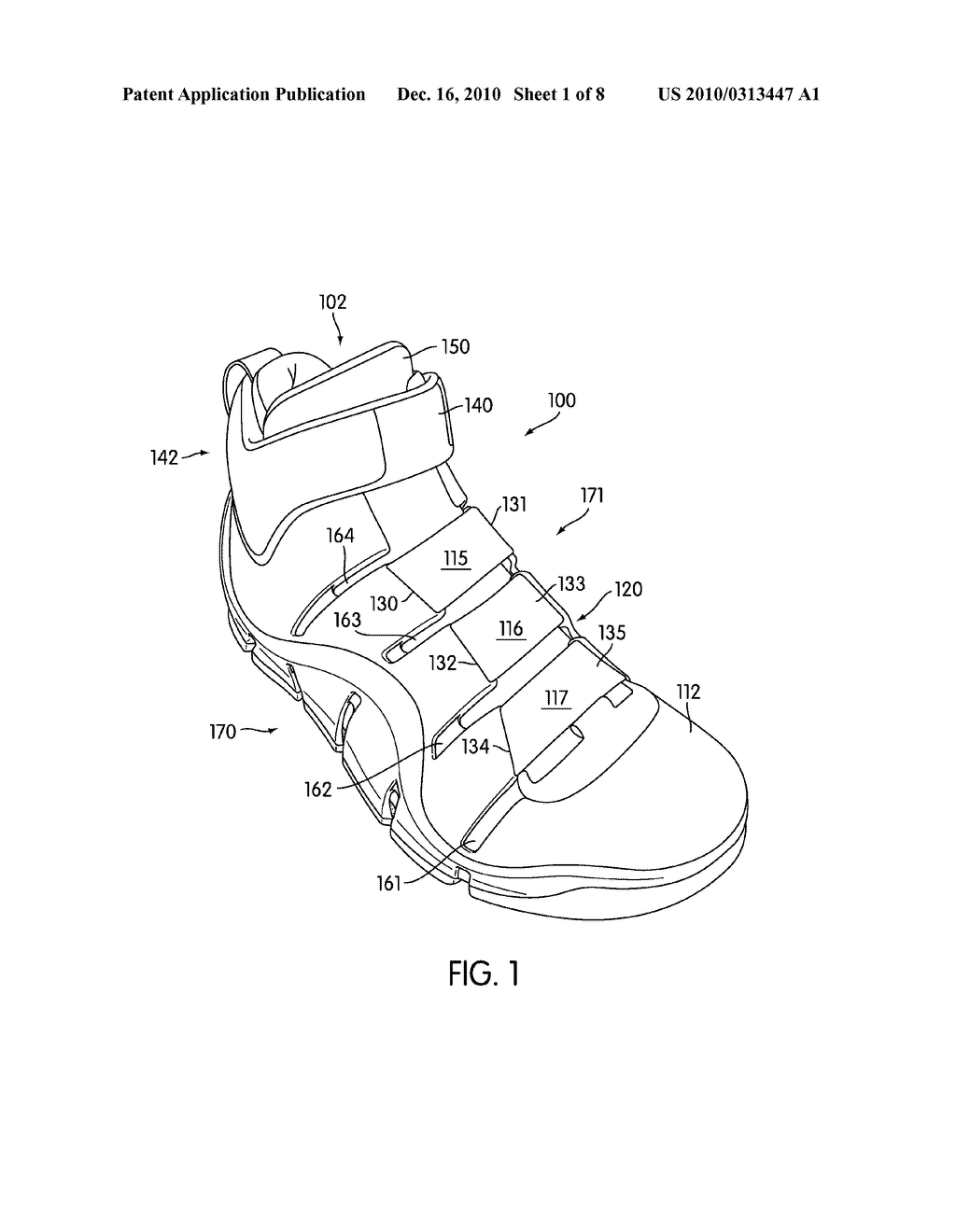 Lightweight And Flexible Article Of Footwear - diagram, schematic, and image 02