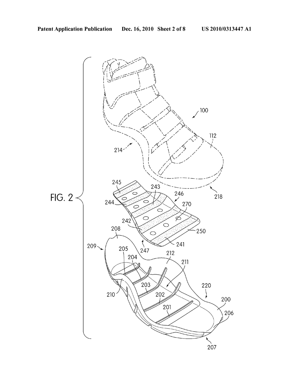 Lightweight And Flexible Article Of Footwear - diagram, schematic, and image 03