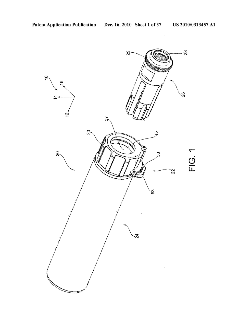 BLANK FIRING ADAPTER FOR FIREARM - diagram, schematic, and image 02