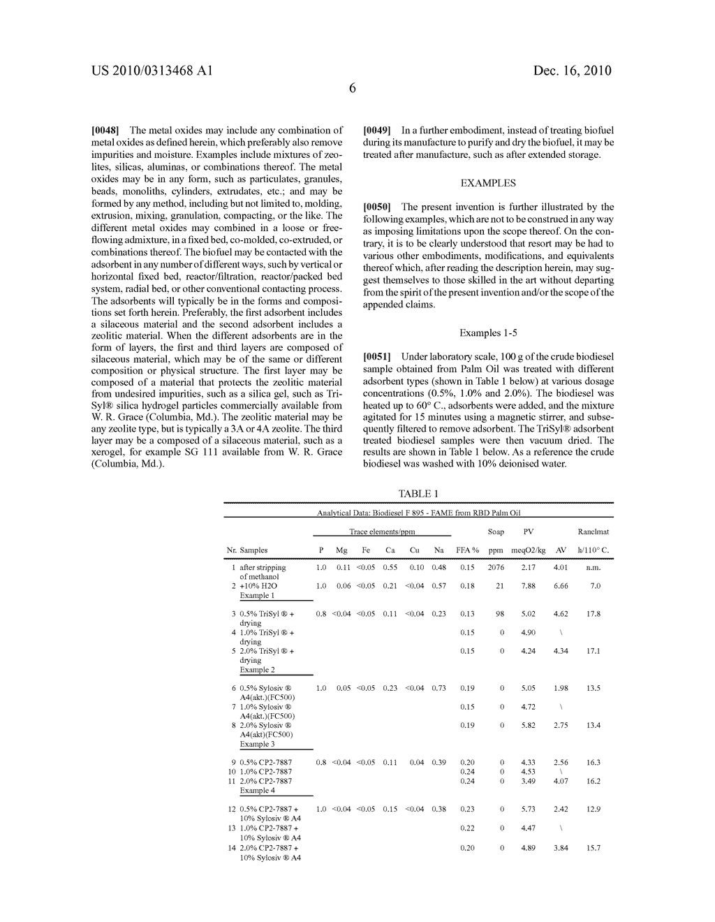 TREATMENT OF BIOFUELS - diagram, schematic, and image 11