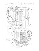 Double Acting Snap-In Glass Retention for a Vehicle Door diagram and image