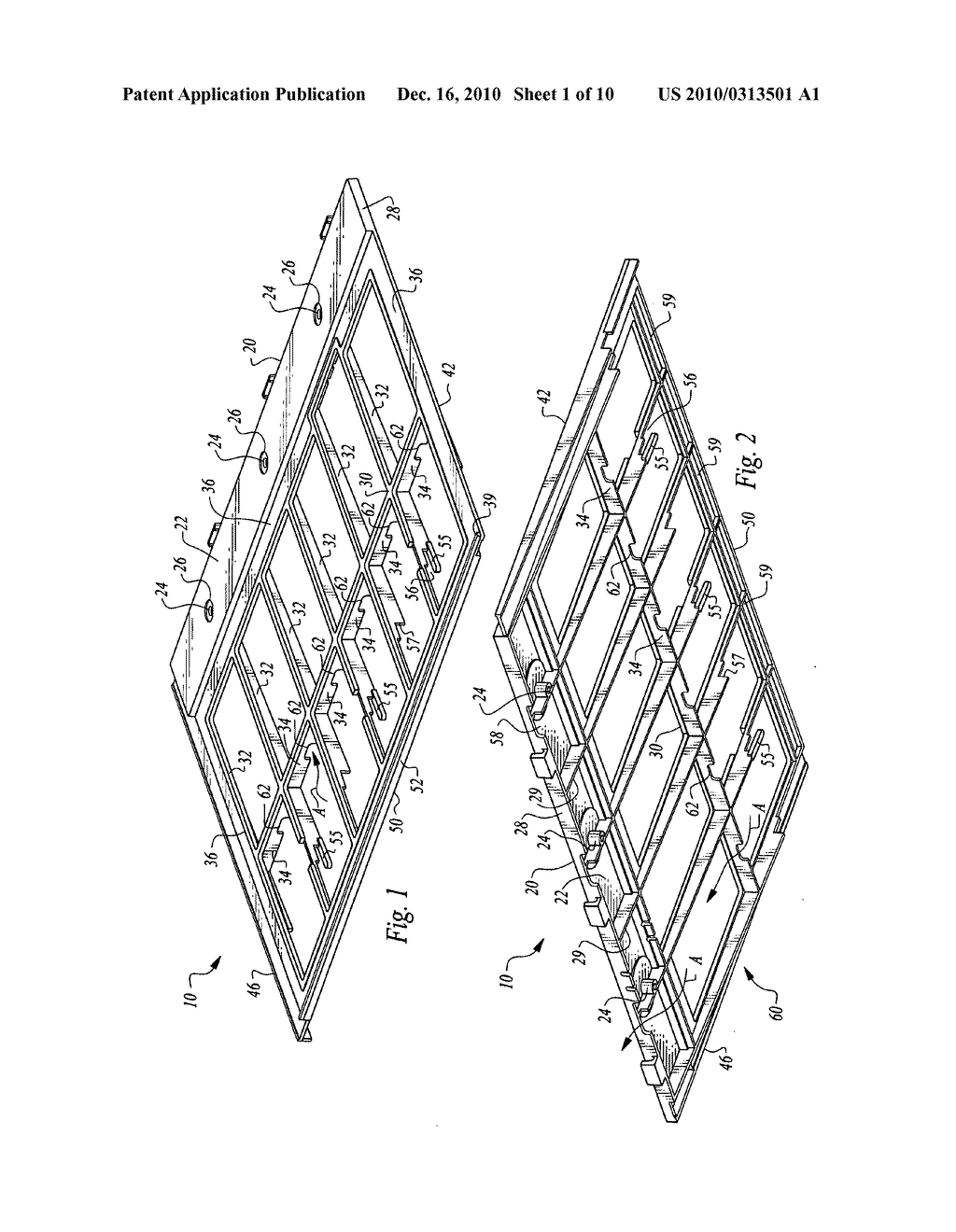 Roof mounting bracket for photovoltaic power generation system - diagram, schematic, and image 02