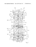 VERTICAL FRAME INTENDED FOR THE CONSTRUCTION OF A FRAME SUPPORT, A SUPPORTING SCAFFOLD AND/OR A SUPPORTING SCAFFOLD TOWER diagram and image