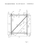 VERTICAL FRAME INTENDED FOR THE CONSTRUCTION OF A FRAME SUPPORT, A SUPPORTING SCAFFOLD AND/OR A SUPPORTING SCAFFOLD TOWER diagram and image