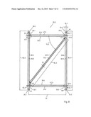 VERTICAL FRAME INTENDED FOR THE CONSTRUCTION OF A FRAME SUPPORT, A SUPPORTING SCAFFOLD AND/OR A SUPPORTING SCAFFOLD TOWER diagram and image