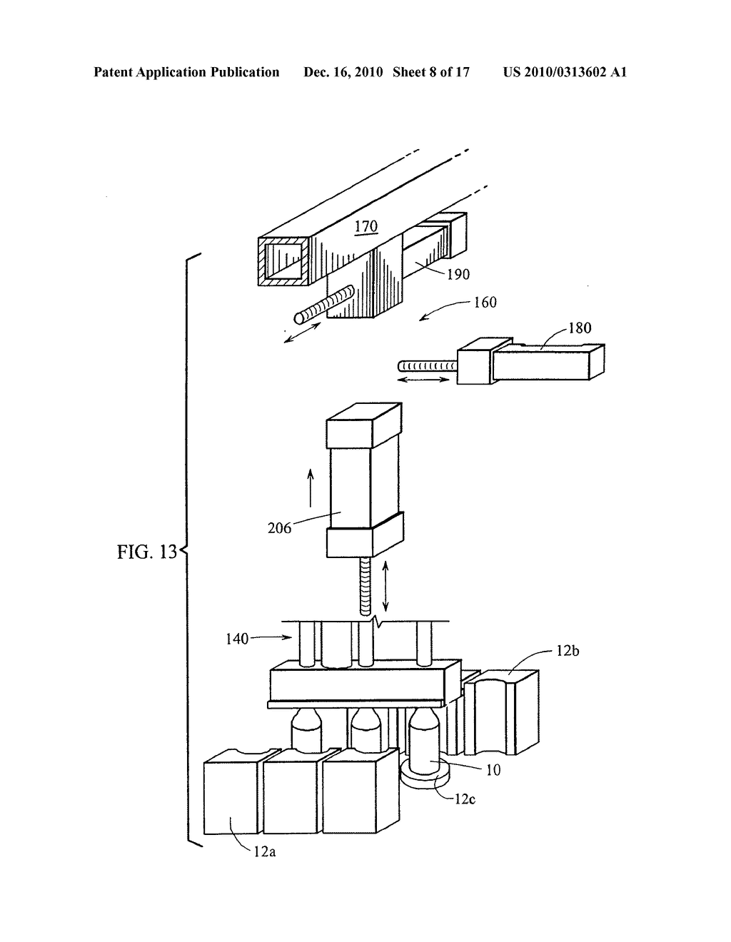 Glass Container Forming Machine and Method - diagram, schematic, and image 09