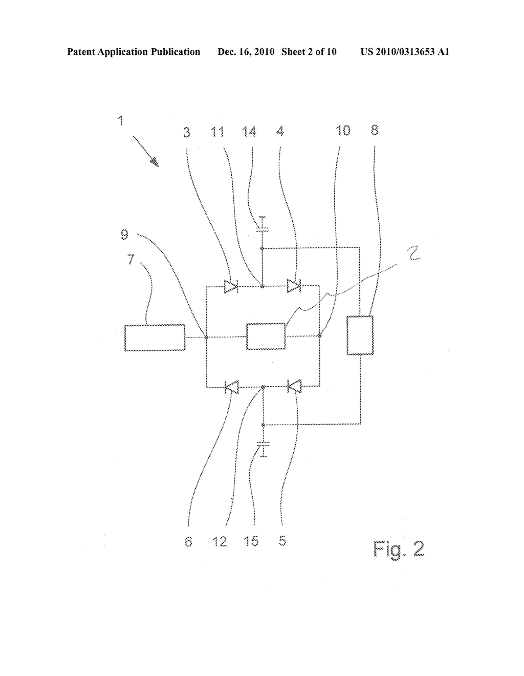 Admittance meter for monitoring a medium - diagram, schematic, and image 03