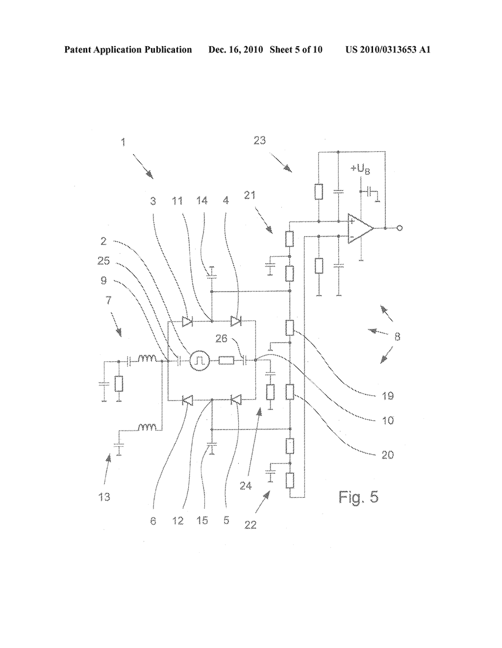 Admittance meter for monitoring a medium - diagram, schematic, and image 06