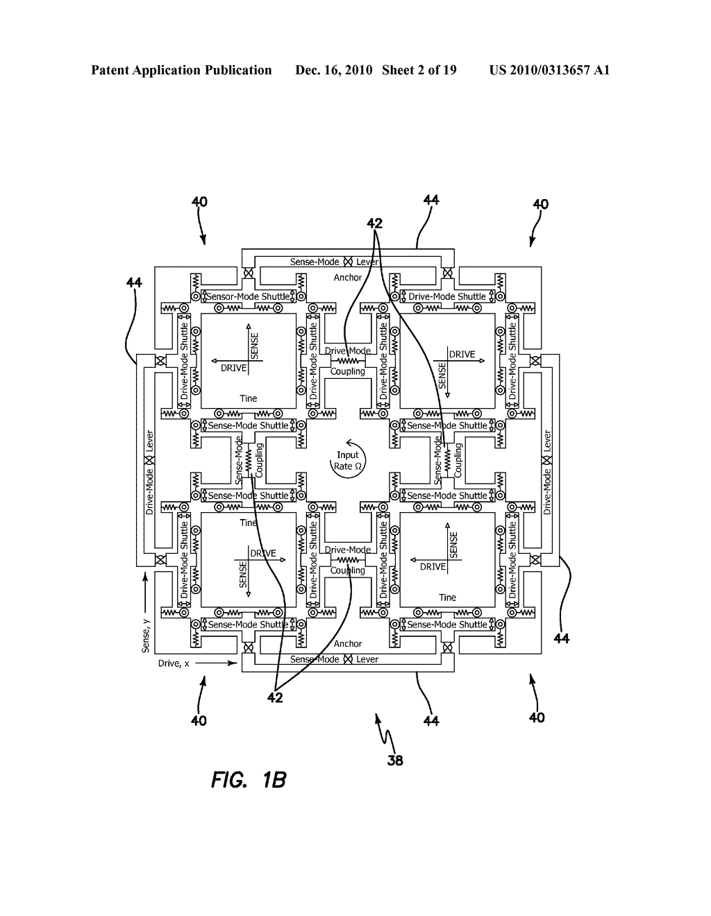 MICROMACHINED TUNING FORK GYROSCOPES WITH ULTRA-HIGH SENSITIVITY AND SHOCK REJECTION - diagram, schematic, and image 03