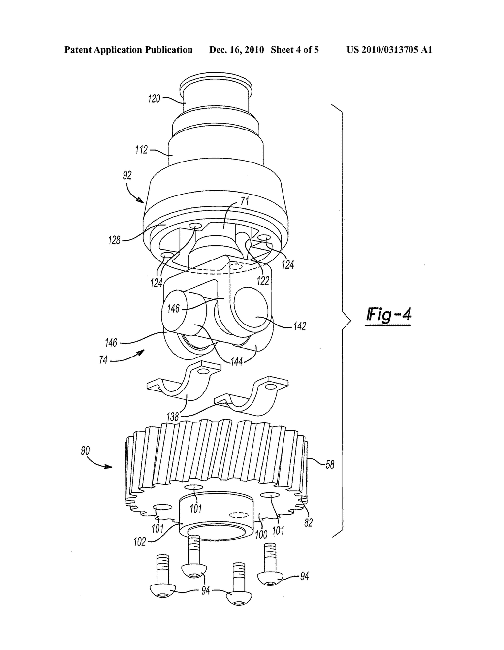 POWER TRANSFER UNIT WITH OUTPUT SHAFT HAVING INTEGRATED JOINT ASSEMBLY - diagram, schematic, and image 05